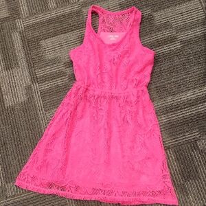 Pink Lace Dress